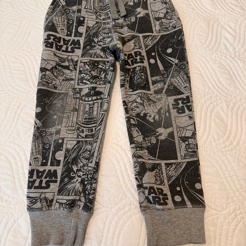 Star Wars Boy’s Sz. XS Gray Joggers